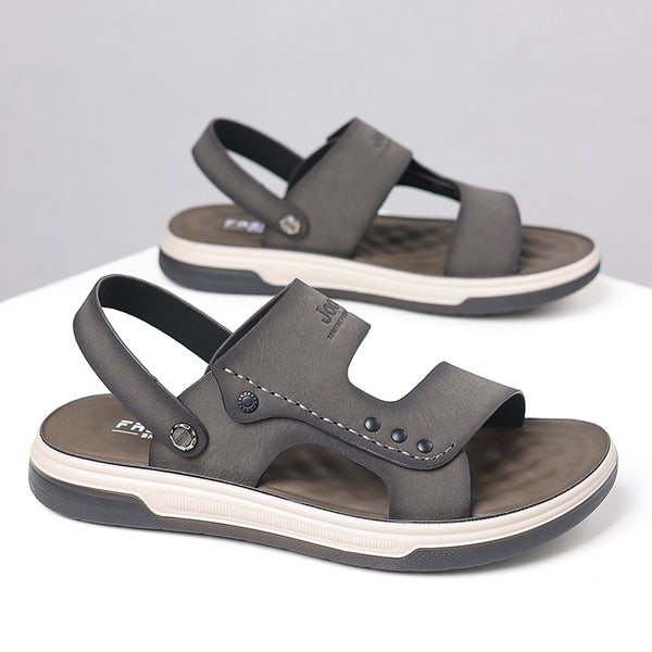 Men's Summer Casual Outdoor Slip-Ons For Lightweight Beach Sandals-RIONSON