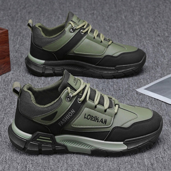 Men's Outdoor Mountaineering Non-Slip Wear-Resistant Sneakers-RIONSON