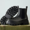 Men's Versatile British Retro Thick-Soled High-Top Martin Boots Black-RIONSON