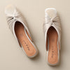 Women Elegant Outerwear Flat-Soled Color-Blocked Closed-Toe Slippers-RIONSON