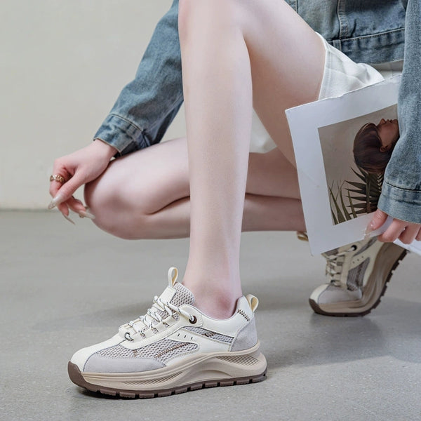 Women's Retro Casual Mesh Breathable Comfortable Sneakers-RIONSON