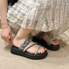Women's Summer Fashionable Outer Wear Thick-Soled Slippers-RIONSON