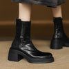 Women's Retro Thick-Soled Height-Enhancing Slim Martin Boots-RIONSON