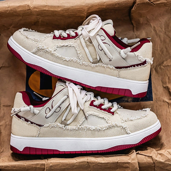 Men's Casual Niche Trendy Canvas Wear-Resistant Sneakers-RIONSON