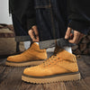 Men's British Trend Retro Outdoor Work Martin Boots In Yellow-RIONSON