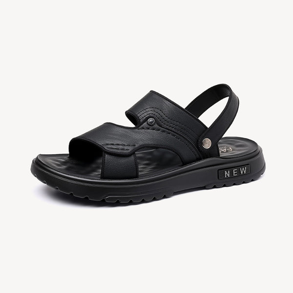 Men's Roman Style Beach Leisure Soft-Soled Non-Slip Outdoor Sandals-RIONSON