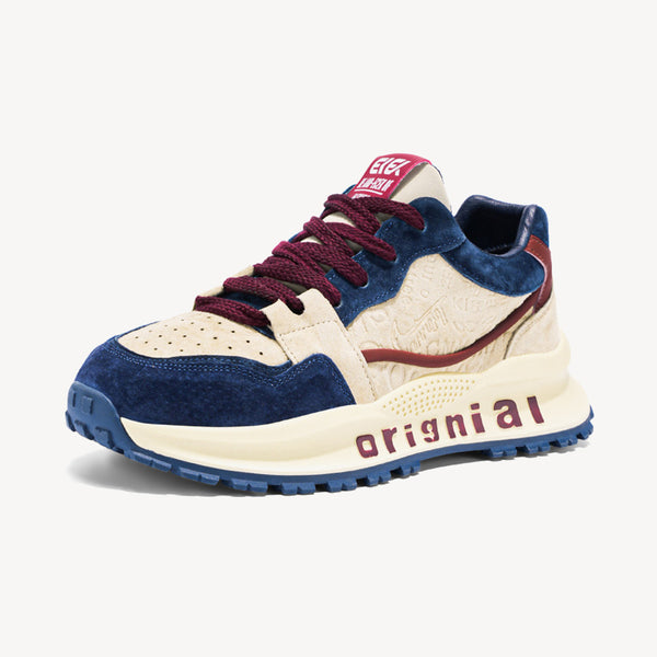 Men's Retro Trendy Brand Personalized Color Matching Sneakers-RIONSON